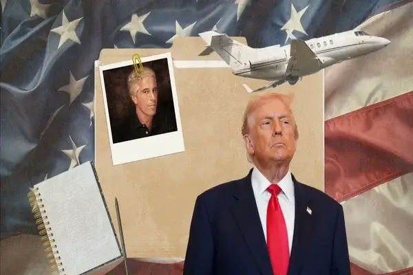 Trump viajó en el avión privado de Epstein