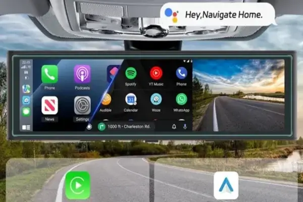 Retrovisores con dashcam Android Auto y CarPlay
