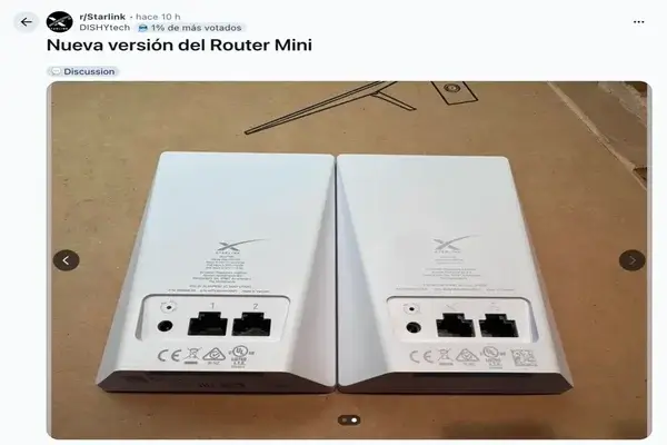 Starlink ha comenzado a mandar un nuevo Router Mini