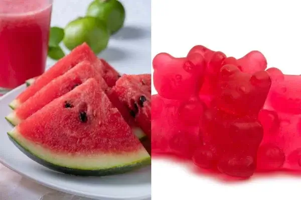 gomitas de sandía caseras