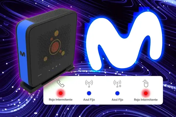 luces LED del Smart WiFi 7 de Movistar te avisarán de fallos