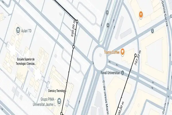 medir la distancia entre dos puntos en Google Maps en PC y móvil