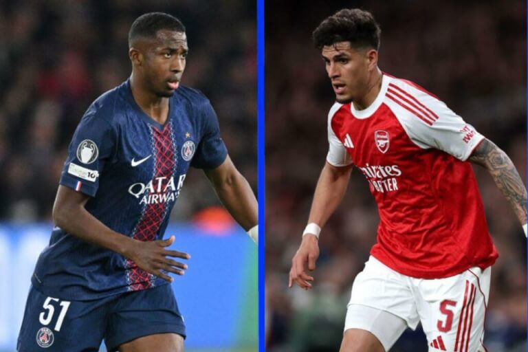 Final de la Champions League entre Hincapié y Pacho
