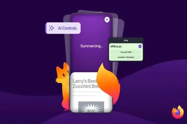 Firefox 151 VPN integrada control de IA