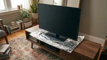 Papel aluminio bajo el TV