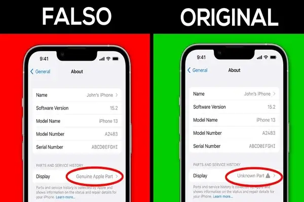 cómo detectar un iPhone falso
