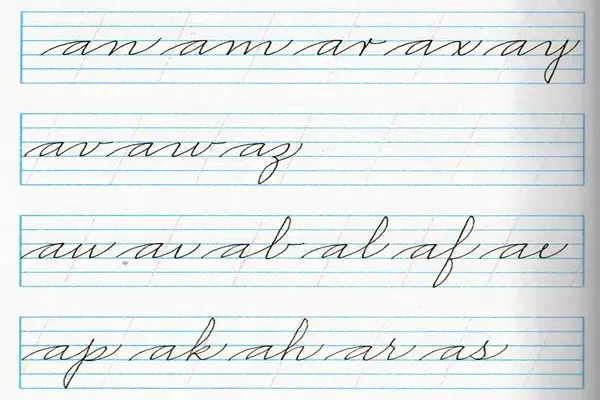 Caligrafía Cursiva