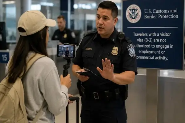 Influencers con visa de turismo no pueden generar ingresos en Estados Unidos