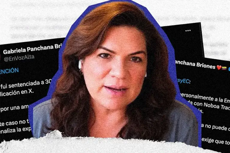 La activista Gabriela Panchana podría ir presa por un tuit