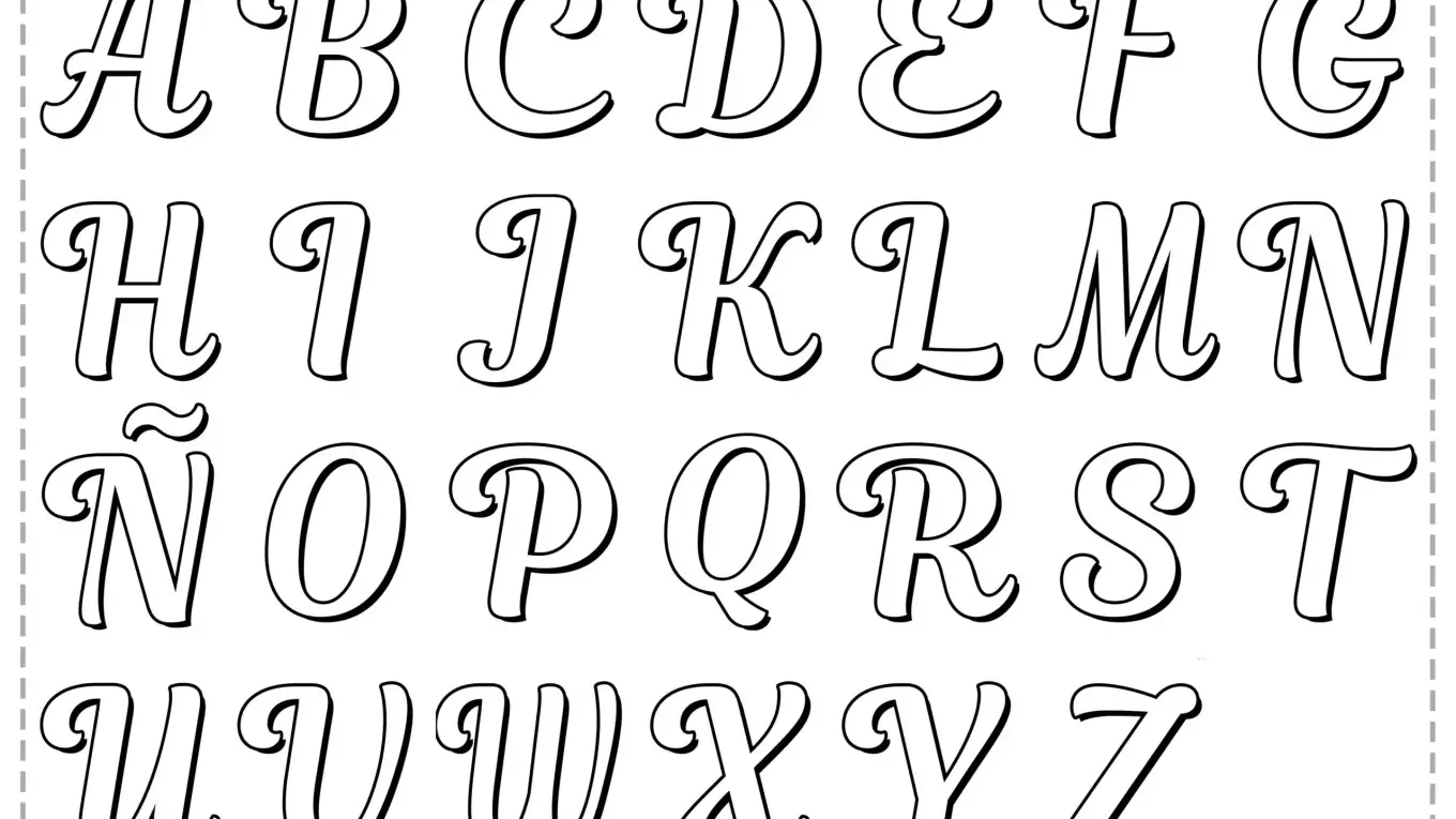 Letras Cursivas para Imprimir