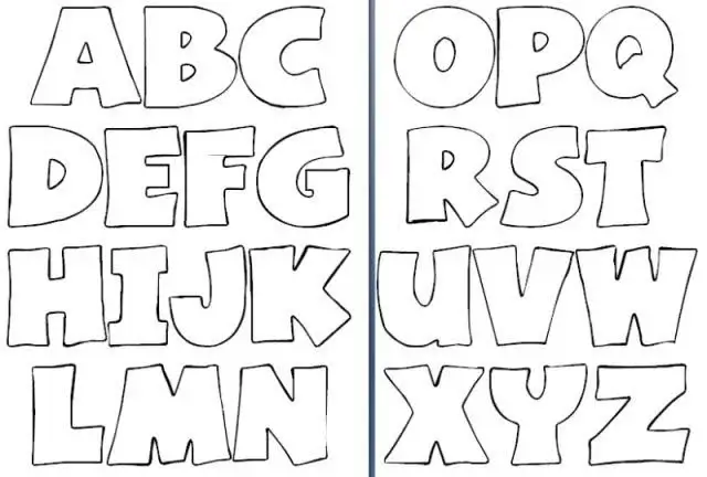 Letras Grandes para Imprimir