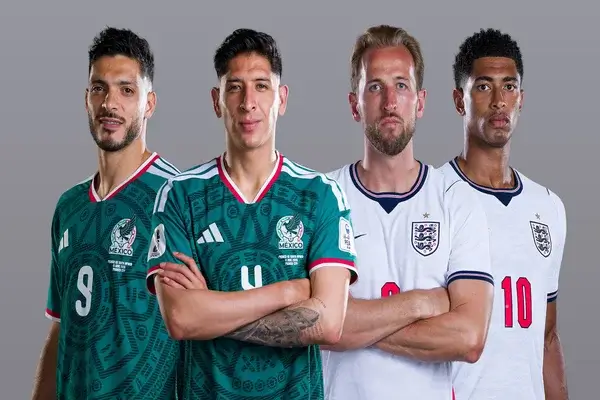 México vs Inglaterra en mundiales y amistosos