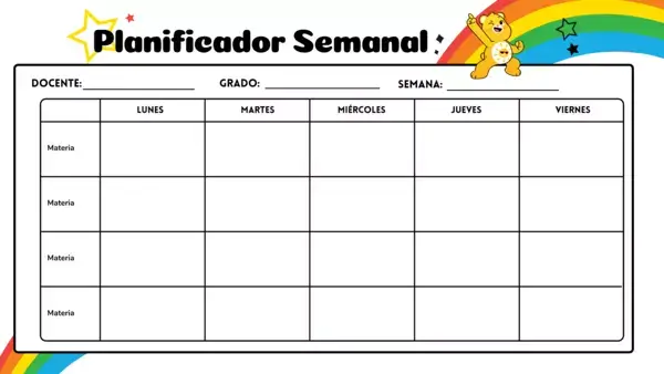 Planeador Semanal del Maestro