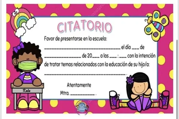 Citatorios y Comunicados para Padres de Familia