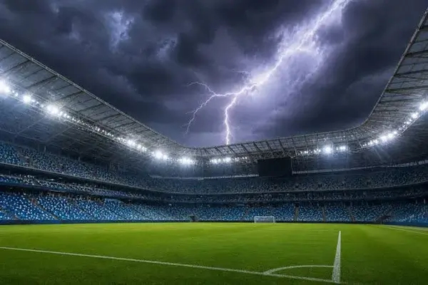Cómo funciona el protocolo por tormenta eléctrica en el Mundial