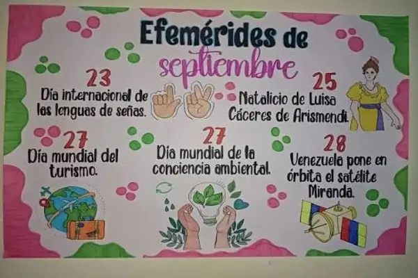 Efemérides de Septiembre