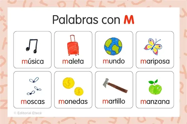 Palabras con M