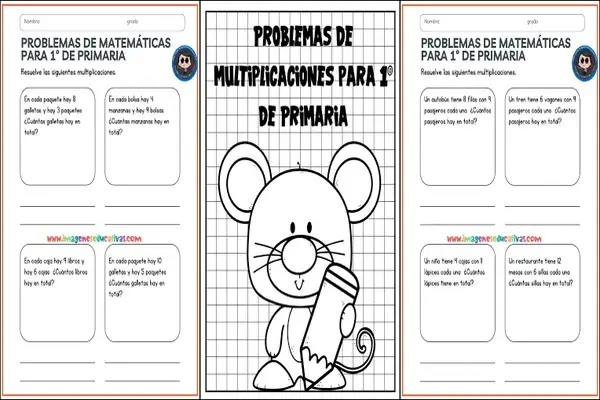 Problemas de Multiplicación para Primaria