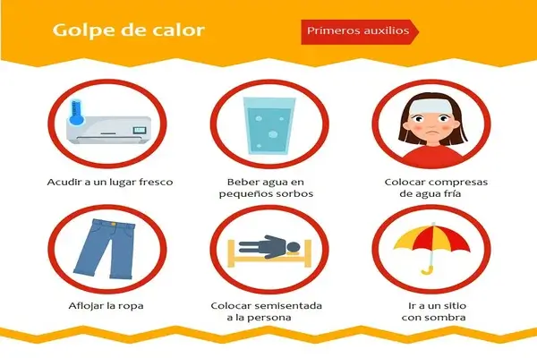 Qué hacer en caso de un golpe de calor