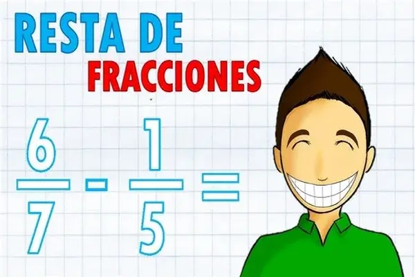 Resta de Fracciones Paso a Paso