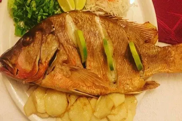 Pargo frito