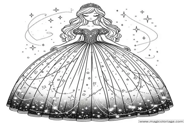 Princesas para Colorear