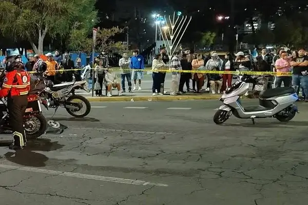 Un scooter eléctrico involucrado en un atropellamiento