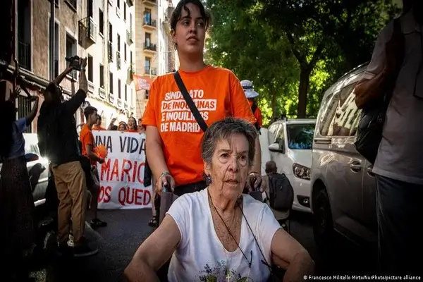 Jubilada de 87 años desalojada en Madrid