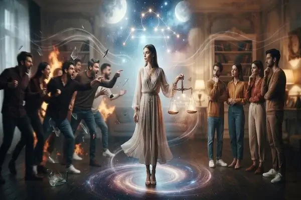 comportamiento del signo Libra a una discusión
